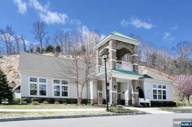 a front view of a building