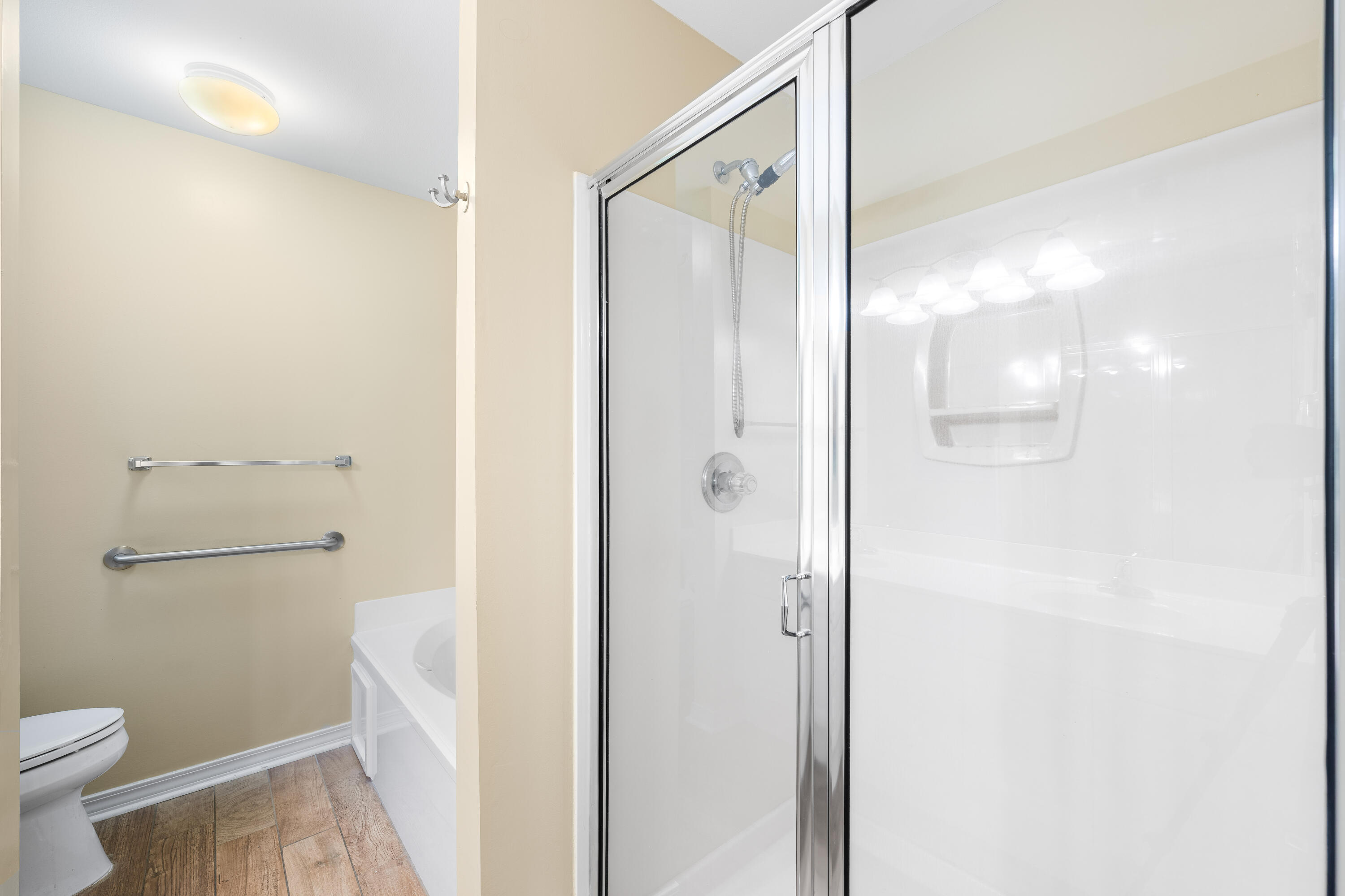 328 Bay Tree Drive Miramar Beach, FL 32550 - Photo 26 of 49 a bathroom with a shower and a toilet