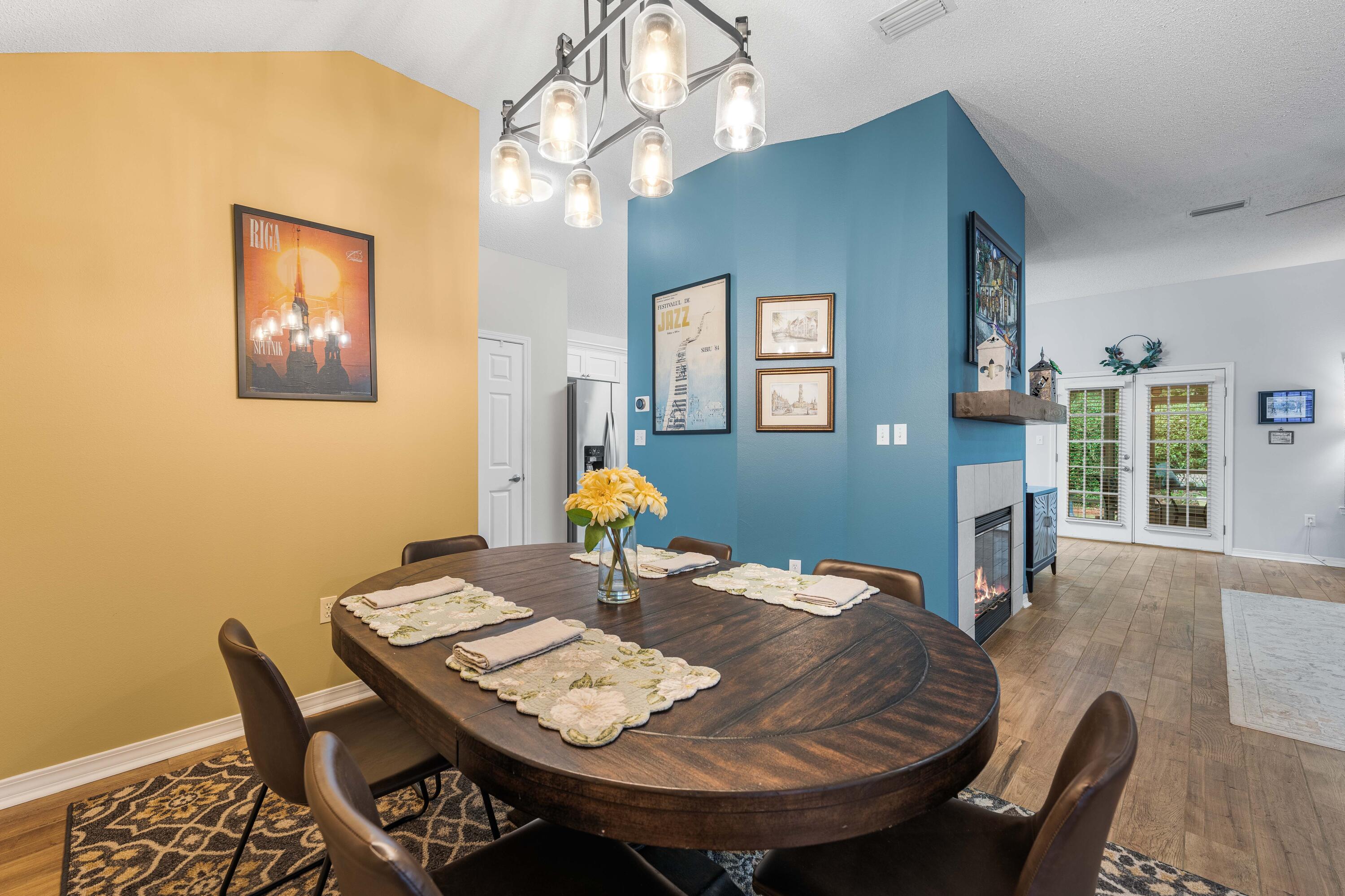 328 Bay Tree Drive Miramar Beach, FL 32550 - Photo 10 of 49 a view of a dining room with furniture and wooden floor