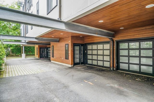 a view of empty room with windows