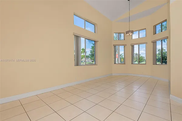 a view of an entryway with window