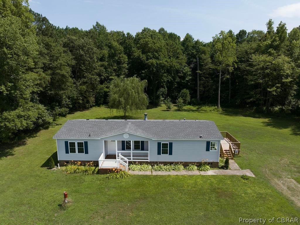 1626 Buckley Hall Road Dutton, VA 23050 - Photo 1 of 37 aerial view of a house with a big yard