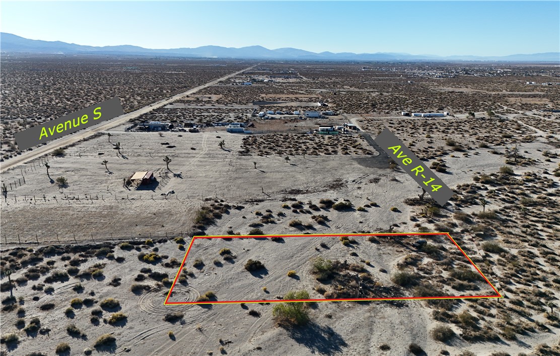 0 East Ave R 14 Palmdale, CA 93591 - Photo 5 of 6 an aerial view of house with yard