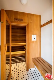 a bathroom with a sink and a shower