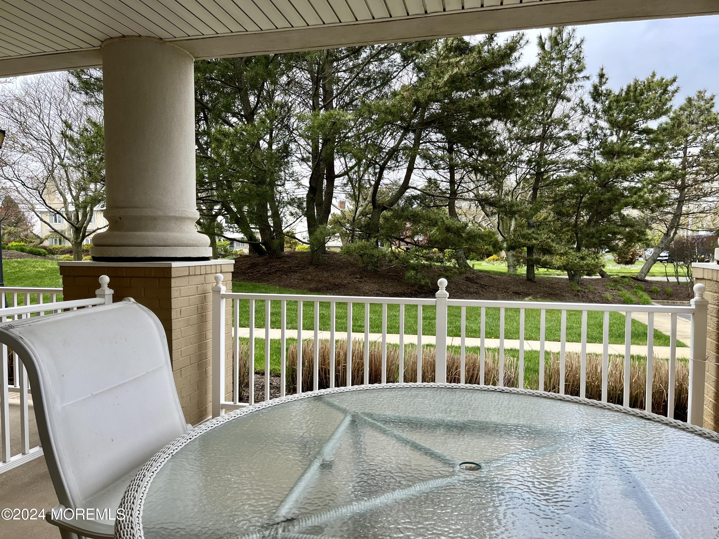 700 Ocean Avenue, Unit G38 Spring Lake, NJ 07762 - Photo 14 of 37 a view of balcony with furniture