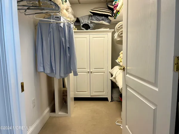 a view of walk in closet