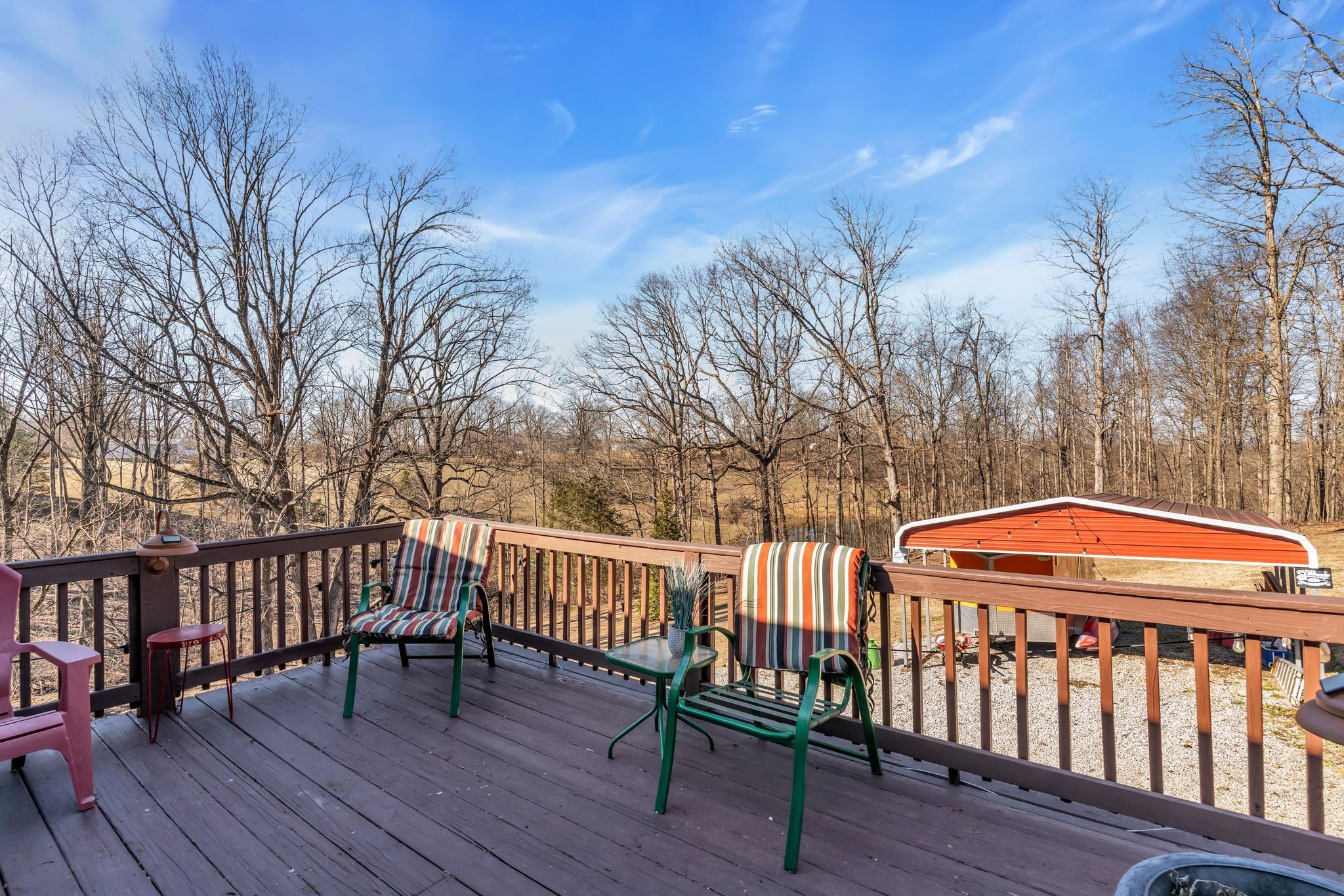 2450 Scotty Parker Road Portland, TN 37148 - Photo 28 of 37 a balcony with wooden floor and fence