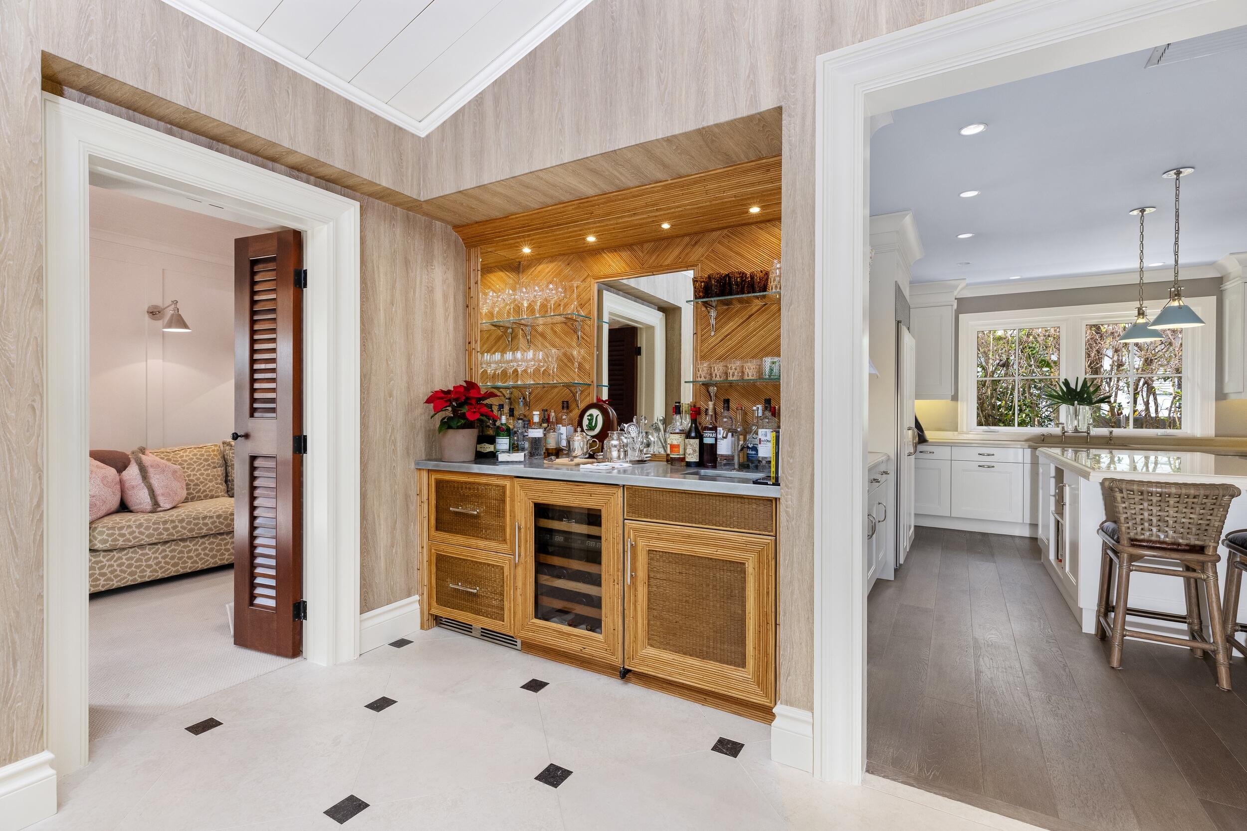 258 List Road Palm Beach, FL 33480 - Photo 14 of 49 a view of living room kitchen and dining room