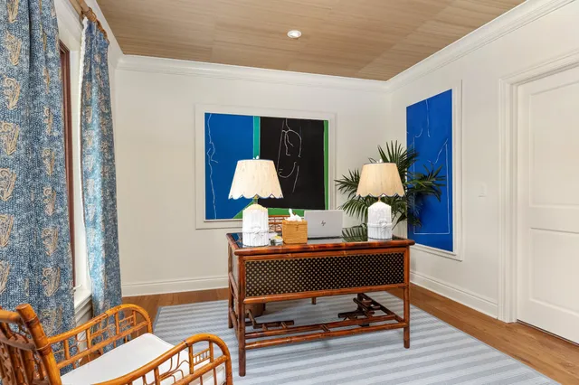 a spacious bathroom with a shower sink mirror and toilet