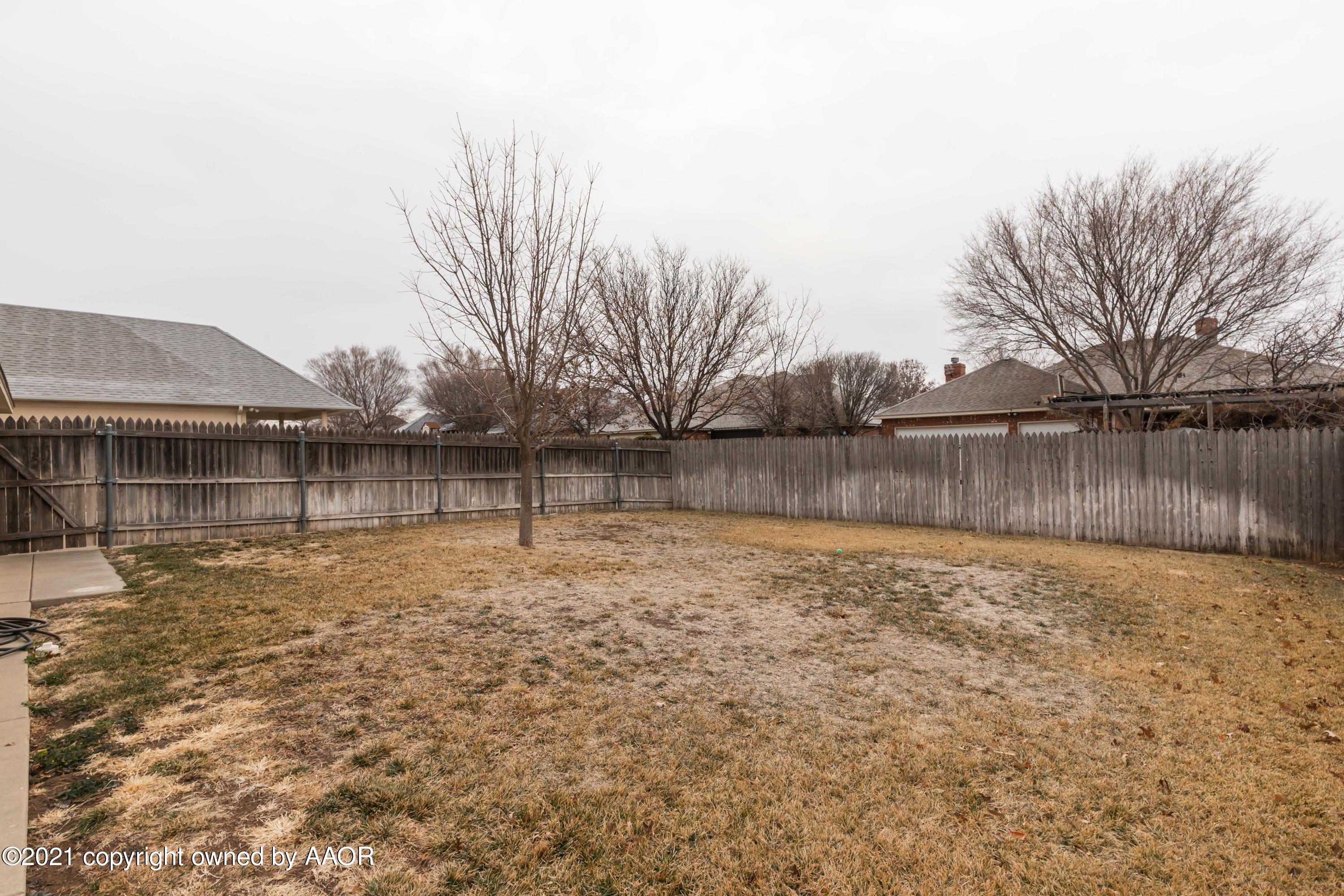 7507 Bayswater Road Amarillo, TX 79119 - Photo 50 of 55 BACKYARD VIEW 3