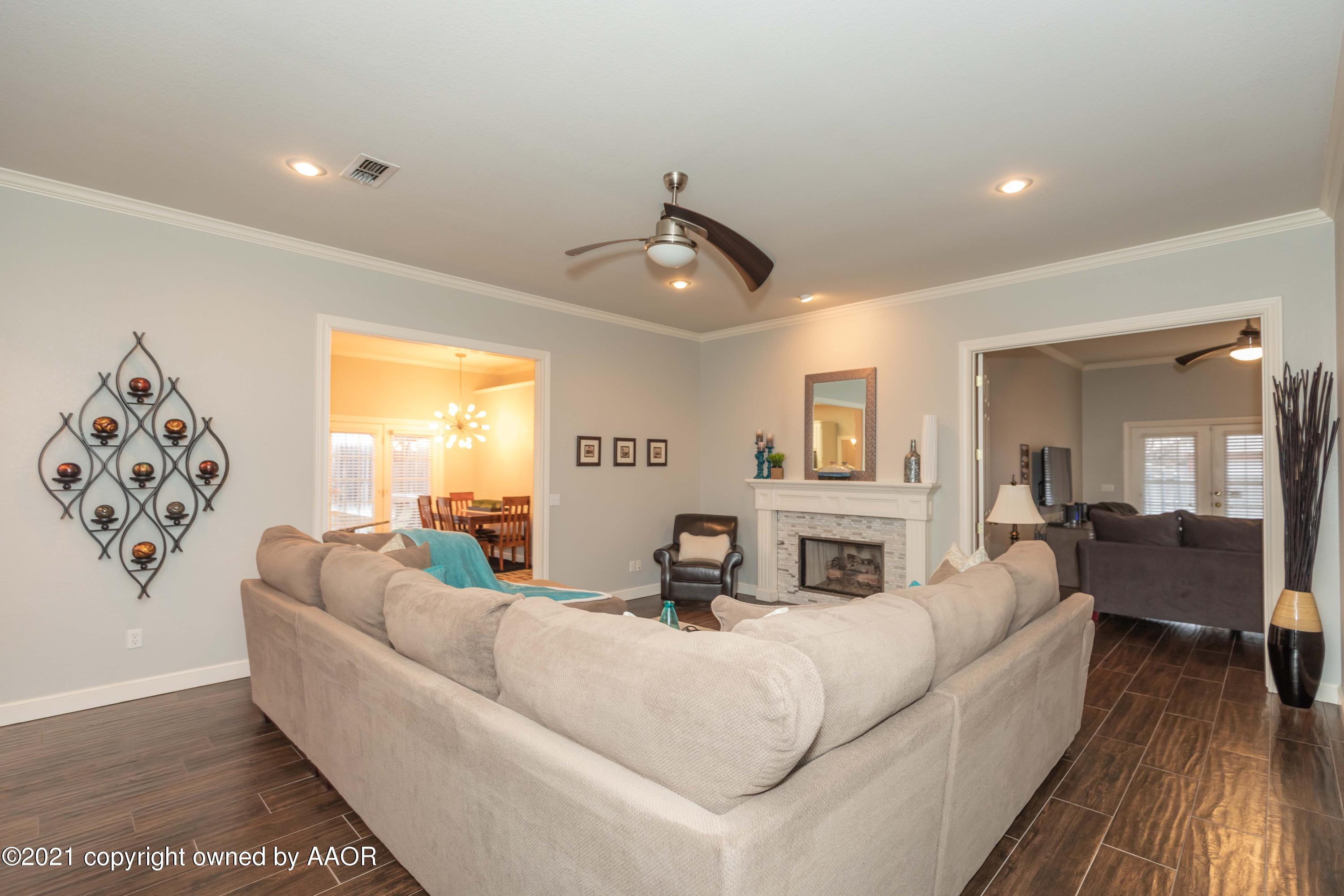 7507 Bayswater Road Amarillo, TX 79119 - Photo 6 of 55 LIVING ROOM VIEW 1