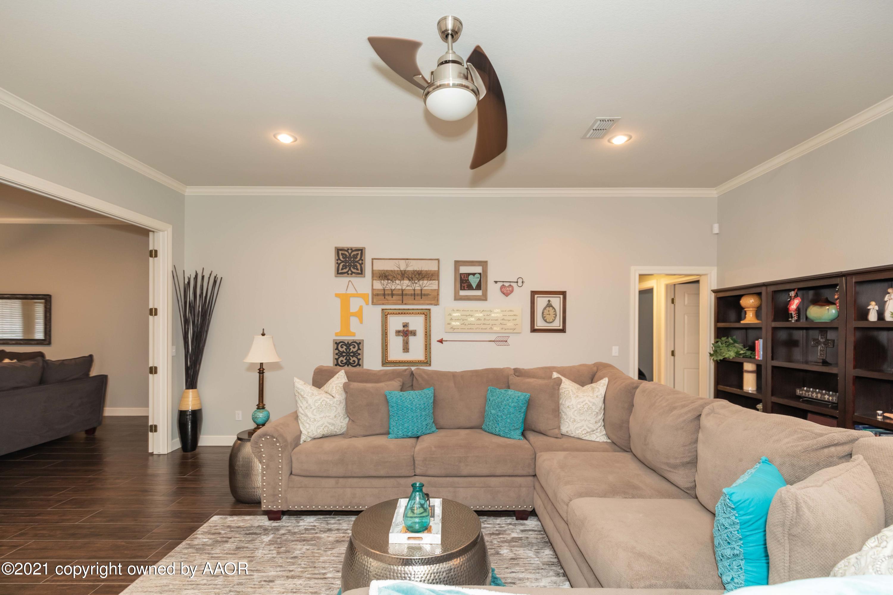 7507 Bayswater Road Amarillo, TX 79119 - Photo 7 of 55 LIVING ROOM VIEW 2