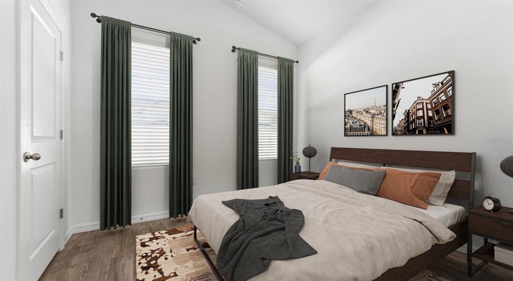 6499 Southwest 44th Street, Unit PINEHURST Gainesville, FL 32608 - Photo 14 of 19 a bedroom with a bed and a window