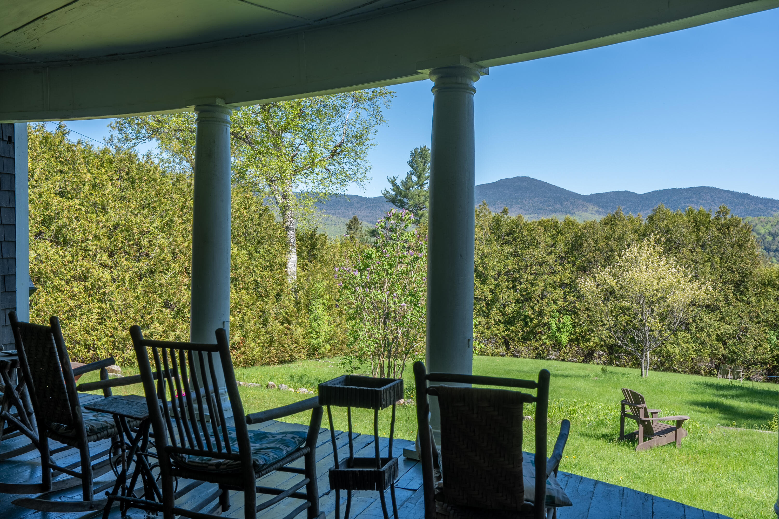 190 Stevens Road Lake Placid, NY 12946 - Photo 17 of 32 Rear porch views