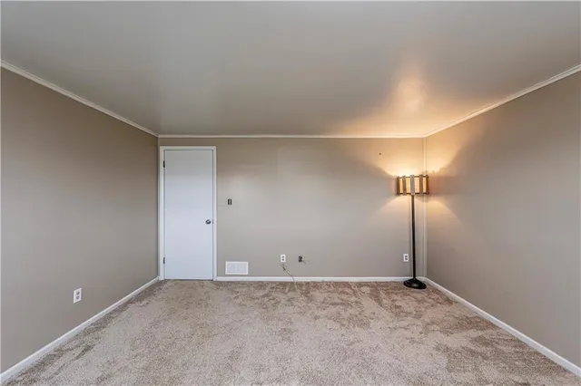 a view of an empty room