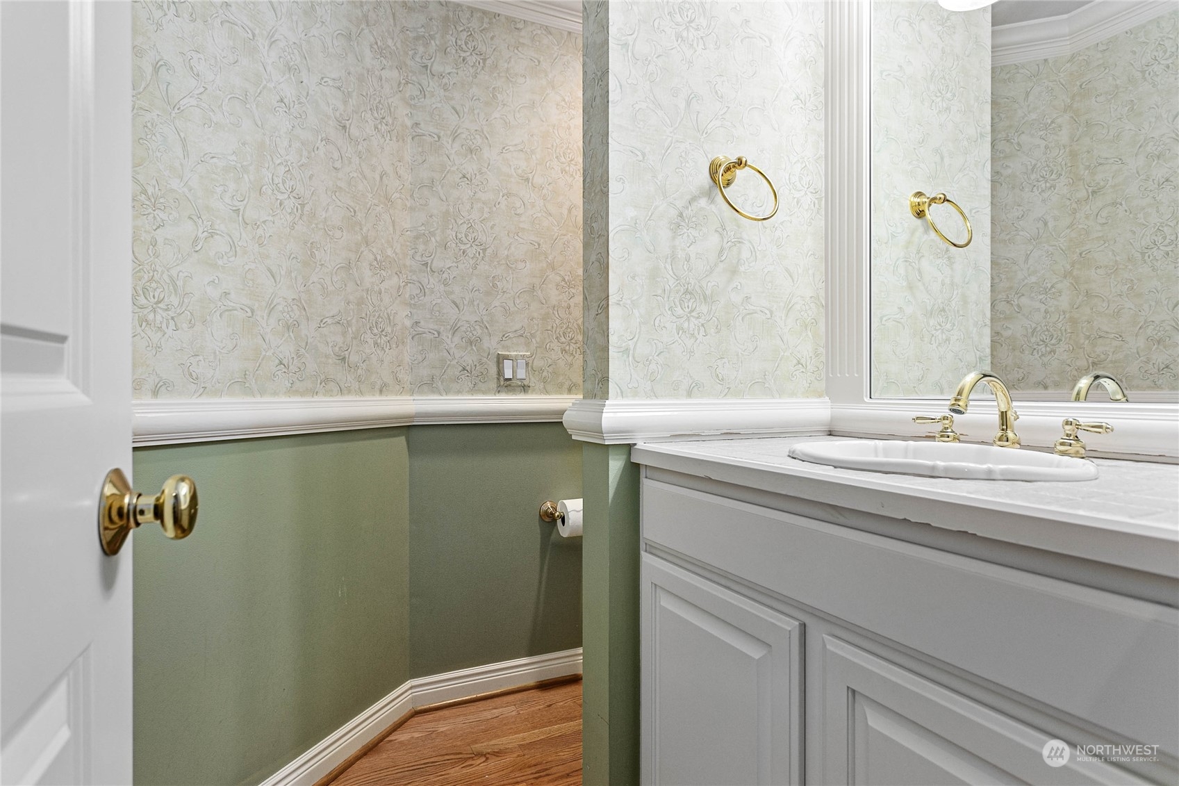 2509 201st Street Southeast Bothell, WA 98021 - Photo 22 of 33 a bathroom with a sink and a mirror