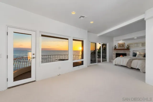 a view of balcony with city view