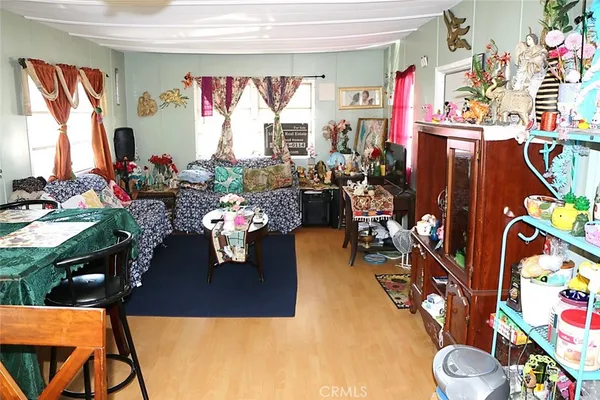 a living room filled with furniture