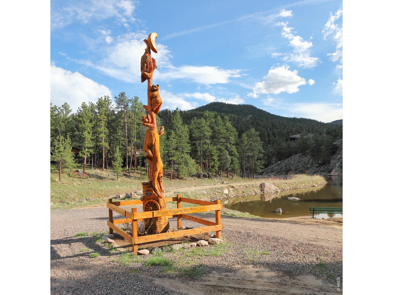 655 Kiowa Road Lyons, CO 80540 - Photo 49 of 49 Custom sculpture - Crescent lake