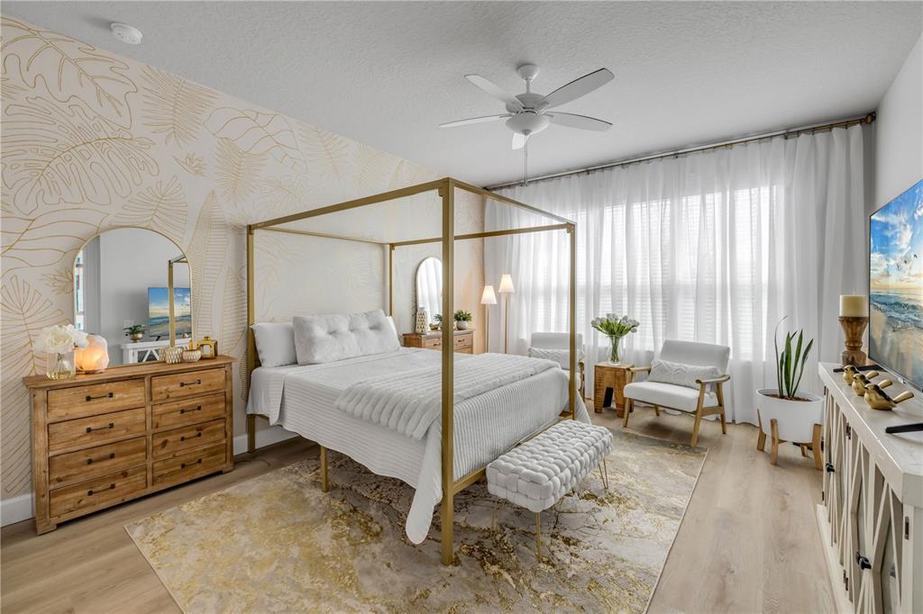 195 Azure Mist Way Daytona Beach, FL 32124 - Photo 28 of 63 a bedroom with bed and window