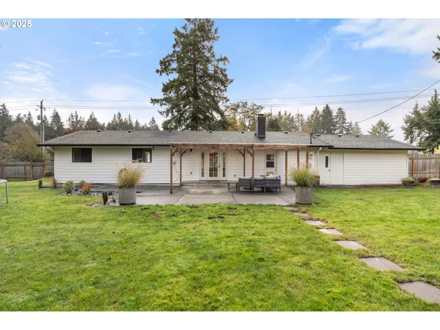 a view of outdoor space and yard