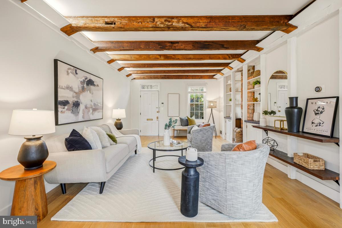 505 9th Street Southeast Washington, DC 20003 - Photo 6 of 30 a living room with furniture and wooden floor