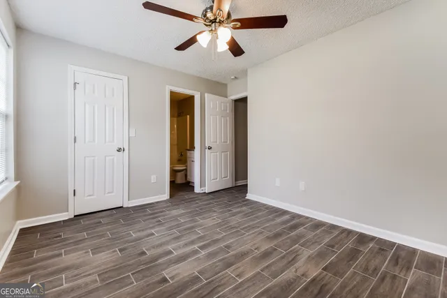 wooden floor in an empty room
