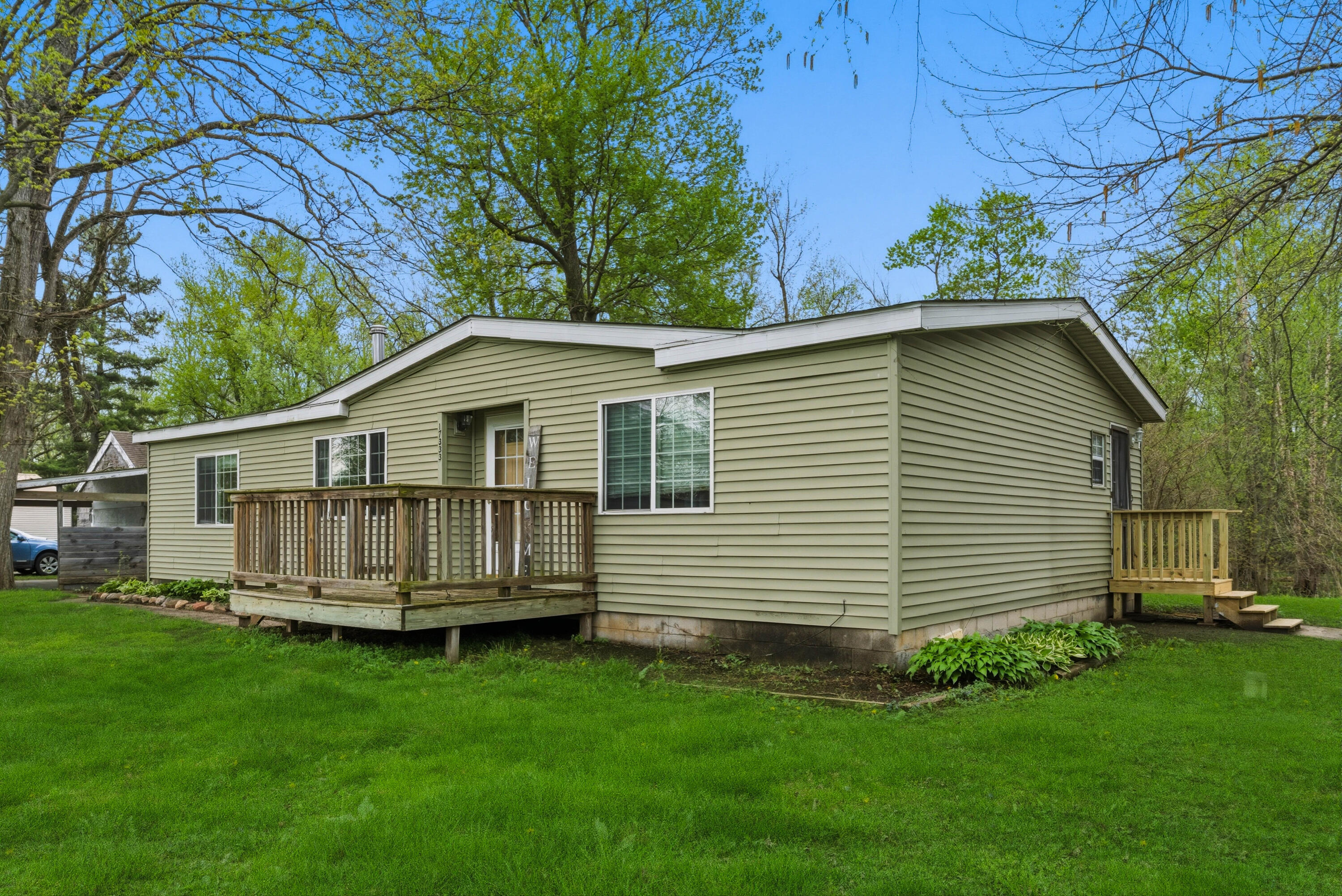 17333 North 700th Street West Hebron, IN 46341 - Photo 24 of 35 a view of a house with a yard