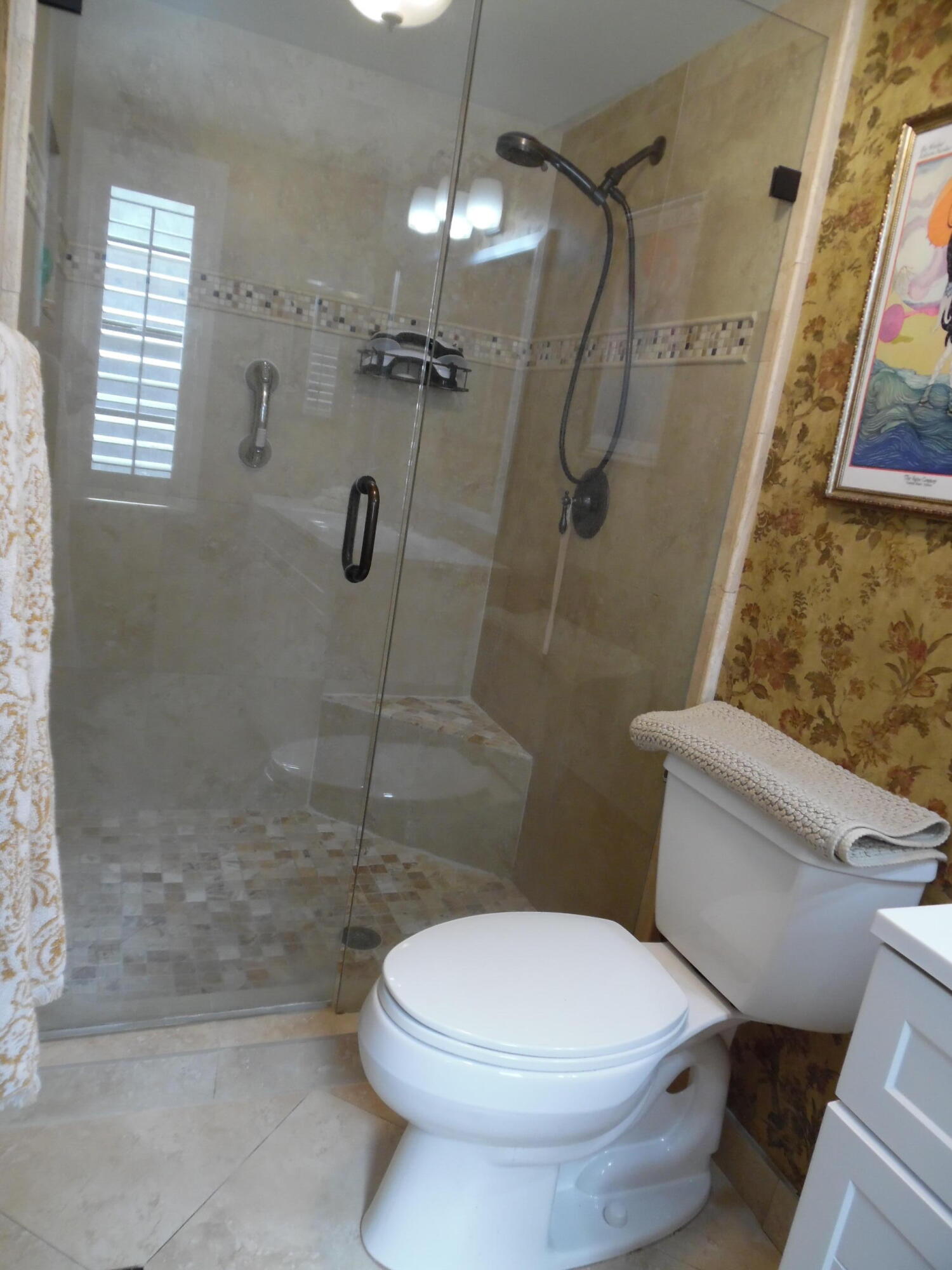 157 Capri East Delray Beach, FL 33484 - Photo 14 of 20 a bathroom with a toilet and a shower