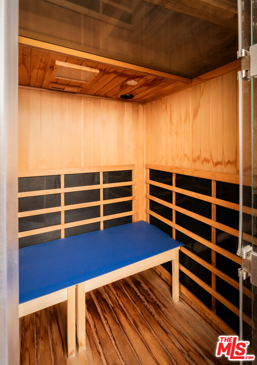 295 Mabery Road Santa Monica, CA 90402 - Photo 46 of 49 a view of an empty room with wooden floor and windows