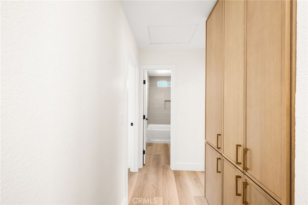 2060 South Grade Road Alpine, CA 91901 - Photo 25 of 69 a view of a hallway with wooden floor and staircase