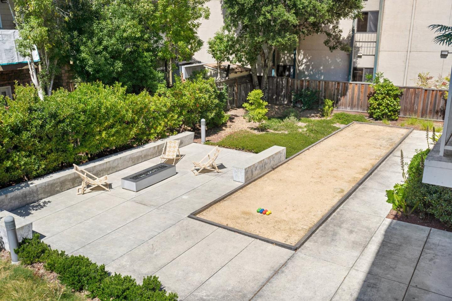 708 Frederick Street, Unit 204 Santa Cruz, CA 95062 - Photo 18 of 28 a view of a backyard with sitting area