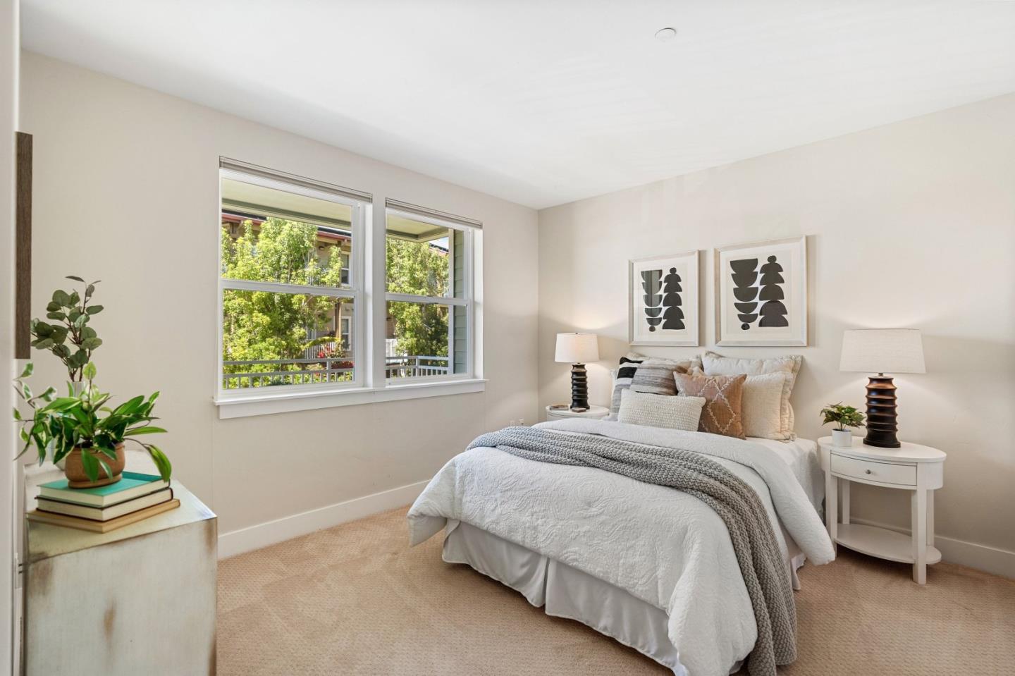 708 Frederick Street, Unit 204 Santa Cruz, CA 95062 - Photo 9 of 28 a bedroom with a bed and a window