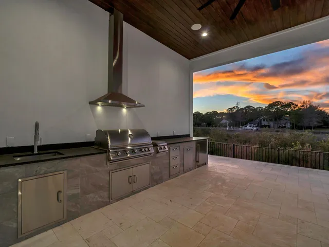 a view of a chairs and table on the terrace