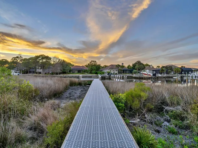 a view of river and deck