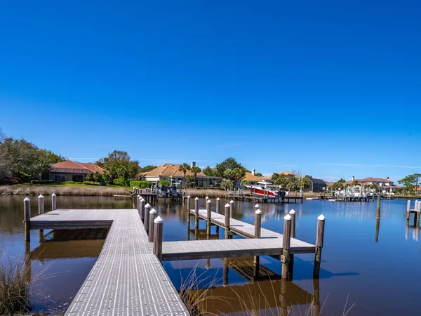 a view of swimming pool with a lake view