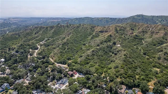 a view of a lush green field