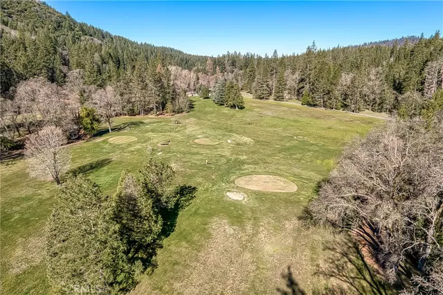 a view of an outdoor space and a yard