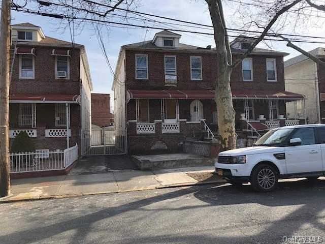 a view of a car parked in front of a building