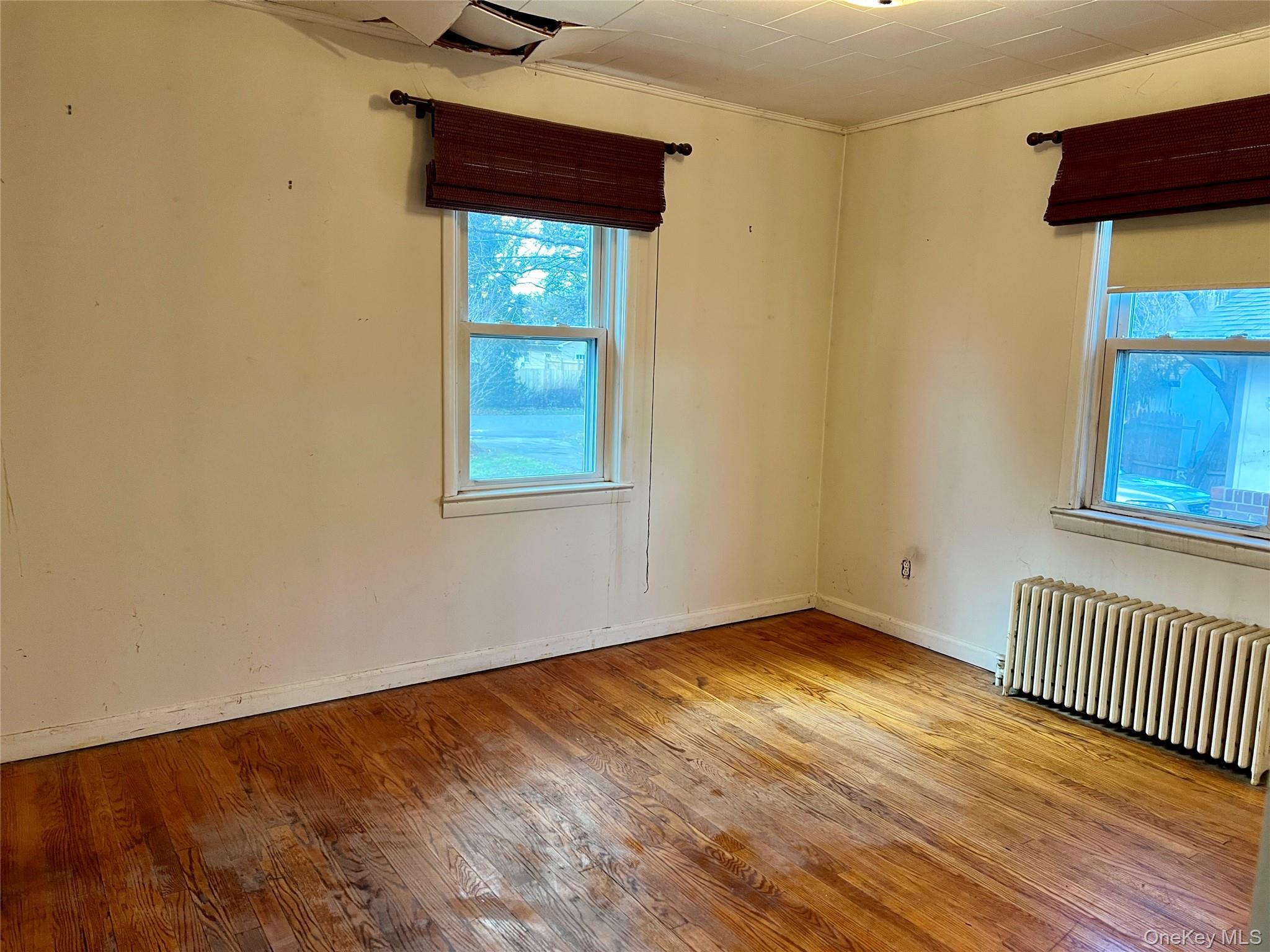 3 Davis Road Poughkeepsie, NY 12603 - Photo 26 of 34 Empty room featuring radiator heating unit and light wood-type flooring
