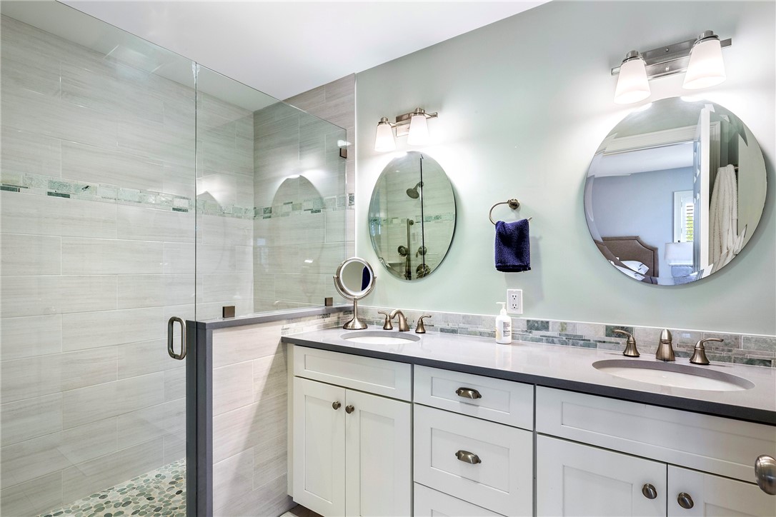 406 Corey Lane Middletown, RI 02842 - Photo 22 of 36 Spacious primary bathroom with heated floors