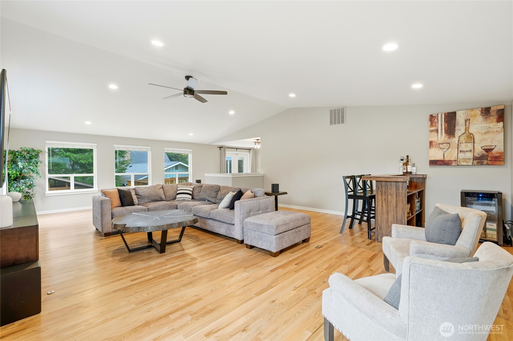 32130 27th Avenue Southwest Federal Way, WA 98023 - Photo 18 of 40 a living room with furniture and a large window