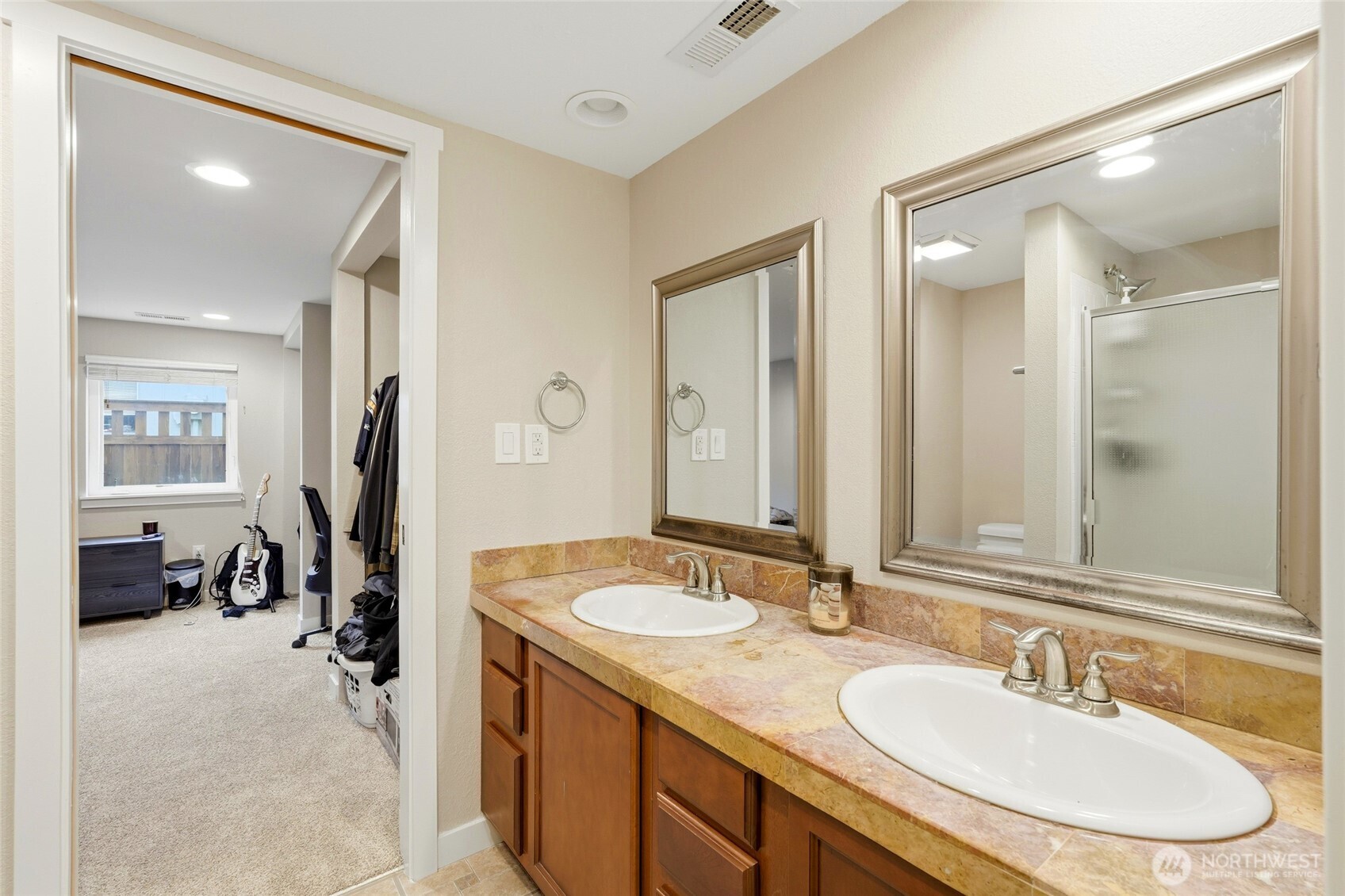 32130 27th Avenue Southwest Federal Way, WA 98023 - Photo 34 of 40 a bathroom with a sink double vanity