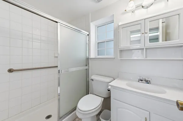 a dining room with furniture and a table