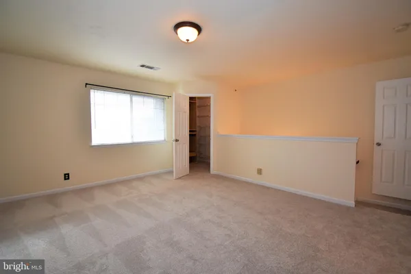 a close view of closet