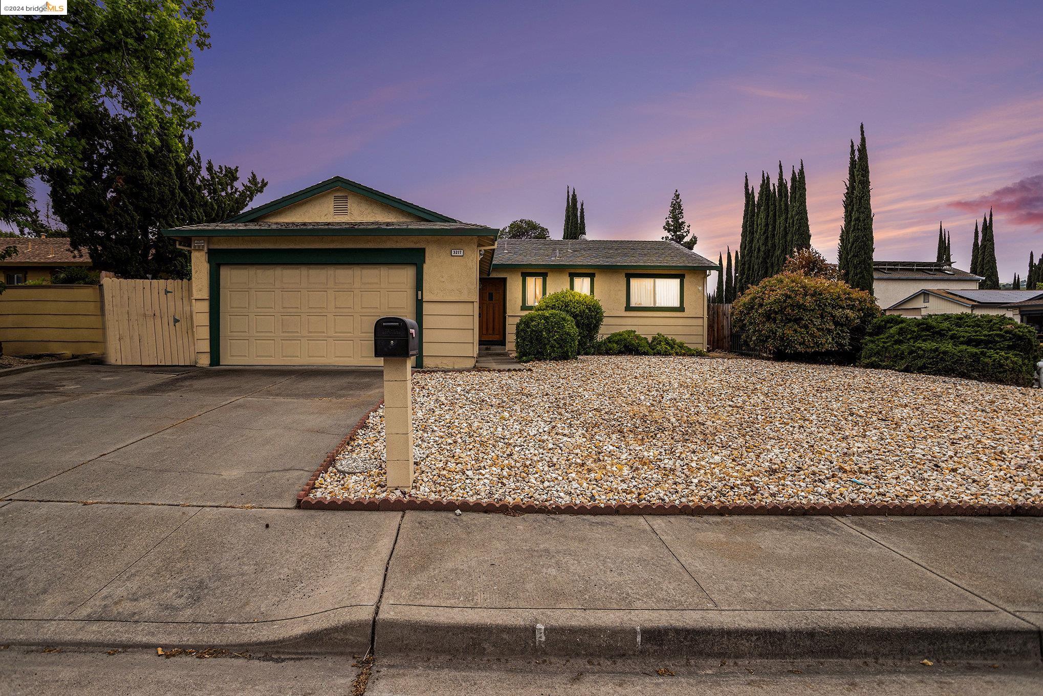 3217 Alger Road Antioch, CA 94509 - Photo 1 of 1 a front view of a house with a yard