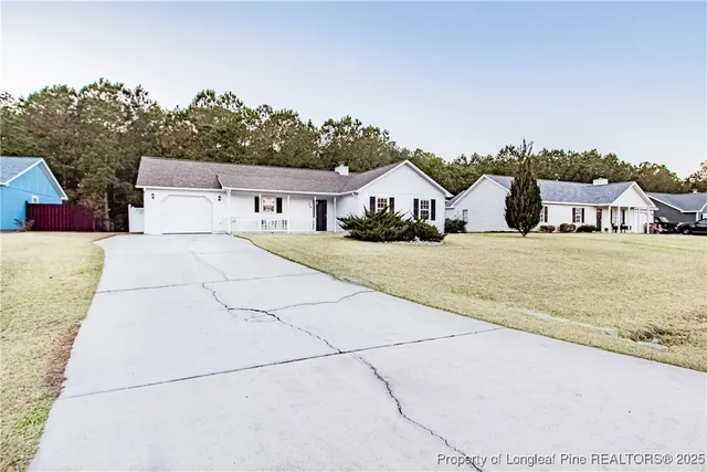 a view of a house with a outdoor space