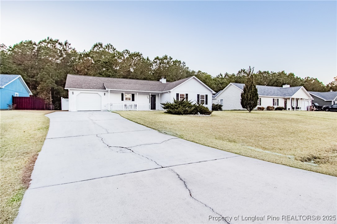 a view of a house with a outdoor space