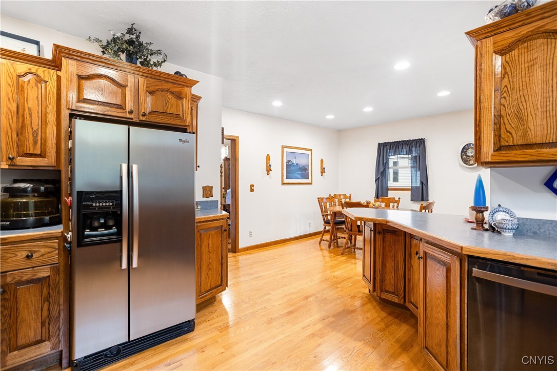 114 Seneca Avenue Oneida, NY 13421 - Photo 12 of 26 Spacious kitchen w/ recessed lighting & solid oak