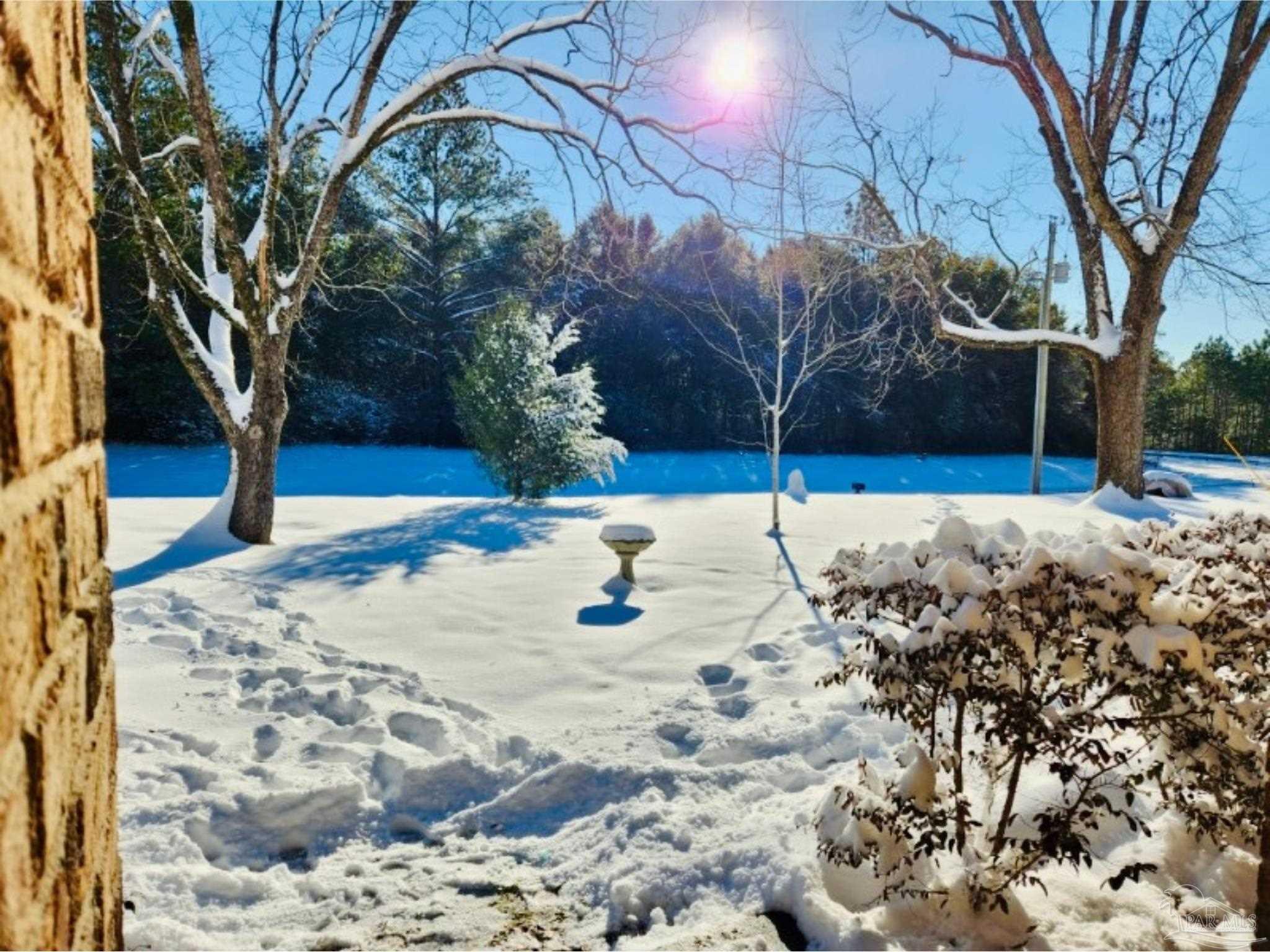 5406 Steele Road Baker, FL 32531 - Photo 42 of 46 a view of snow on the road